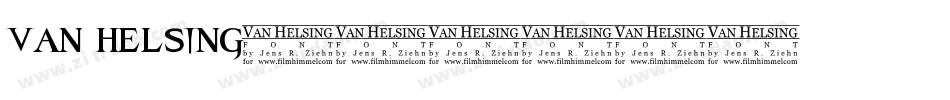 van helsing字体转换